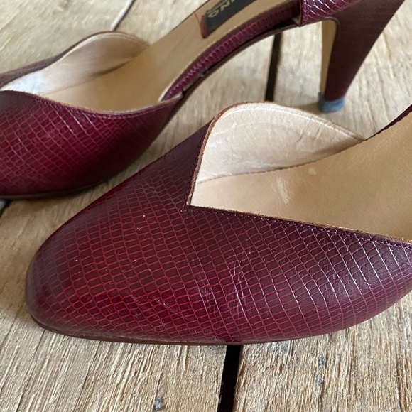 Vintage | Women's Kitten Heeled Pumps Size 8 - Picture 2 of 6